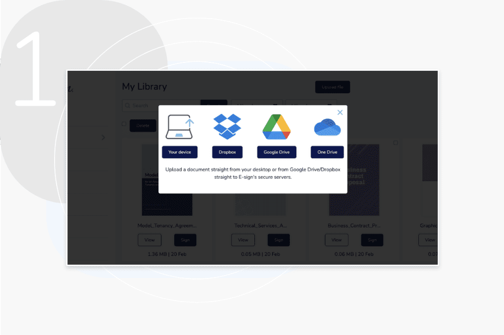 Adding An eSignature To PDF Step 1