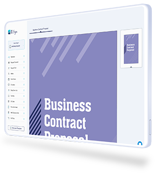 Download eSign Free Business Contract Propsal Template