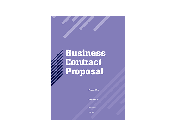 Business Contract Propsal Template eSign Free