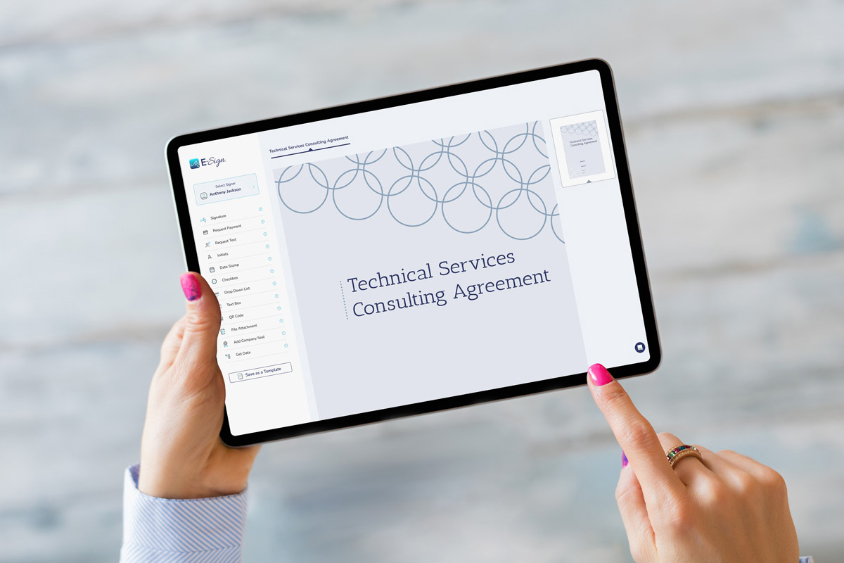 How to eSign Technical Services Consulting Template