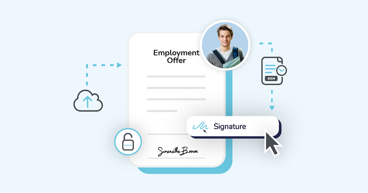 how to write an offer letter using esign