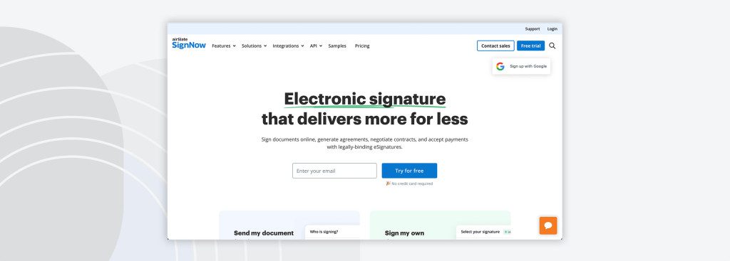 SignNow Docusign Alternative