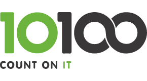 10 100 logo