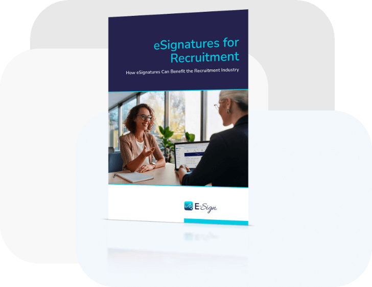 E-Book Front cover for How eSignatures Benefit Recruitment