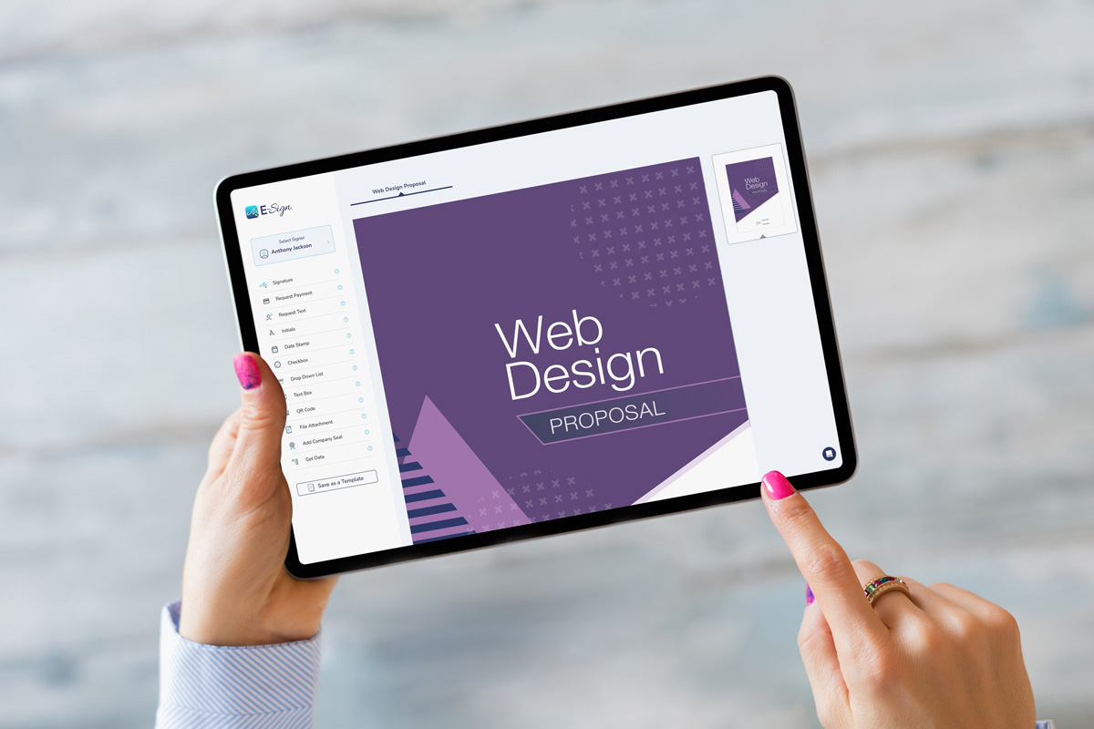 How to eSign Web Design Proposal Template