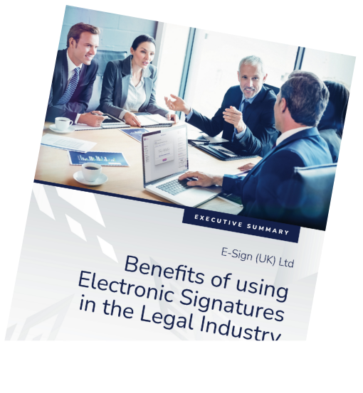 Legal Company Showing Benefits of E-Sign