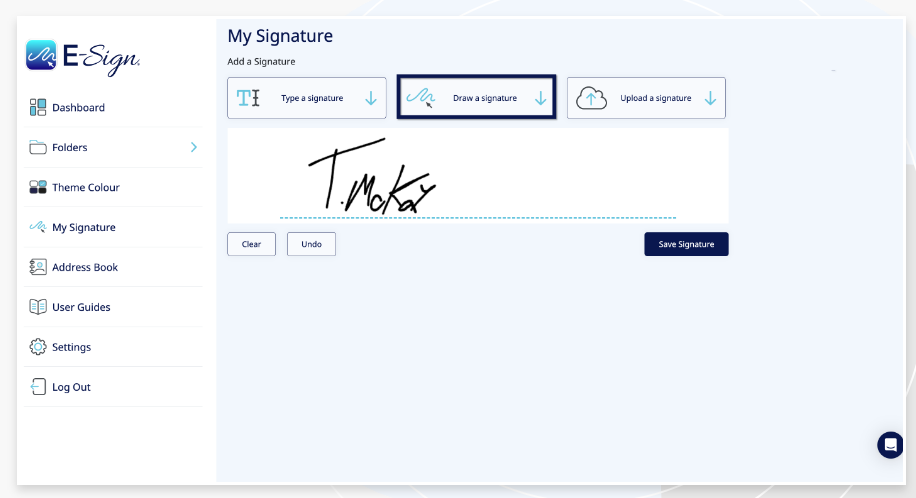 Draw your eSignature